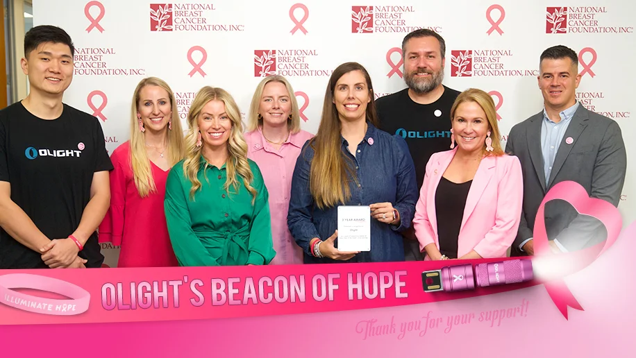 Olight's Beacon of Hope: Illuminating Breast Cancer Awareness with Global Partners
