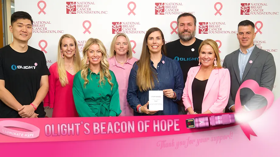 Olight's Beacon of Hope: Illuminating Breast Cancer Awareness with Global Partners