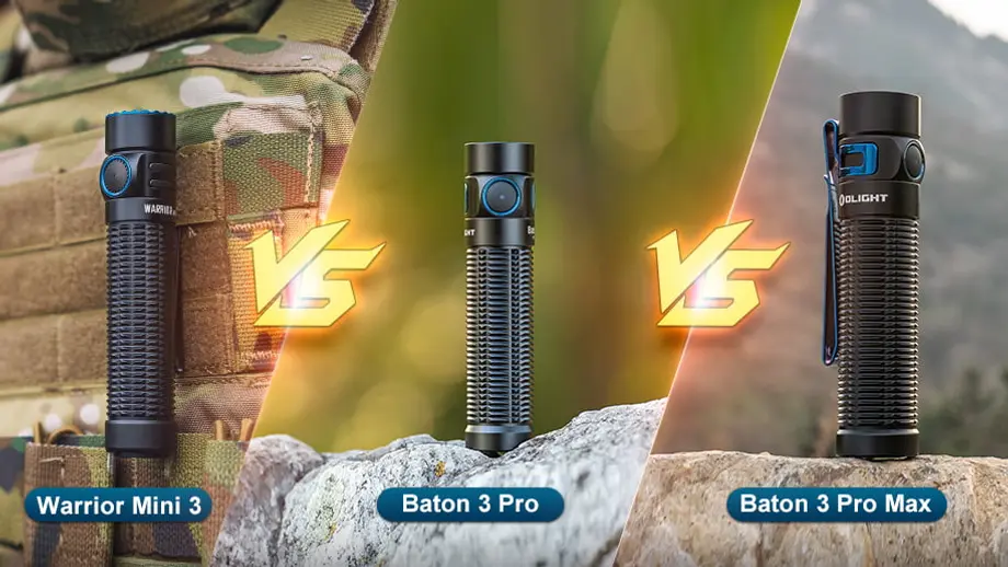 olight baton 3 pro max flashlight 2500 Lumen EDC Easily fully charged in only 3.5 hours with the MCC3 USB magnetic charging cable Olight Baton 3 Pro Max